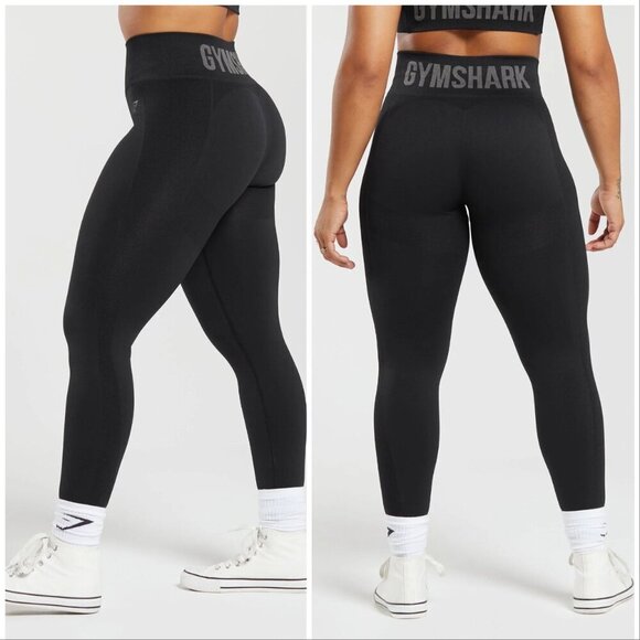 Gymshark Black High-waisted Seamless Leggings - Picture 6 of 6